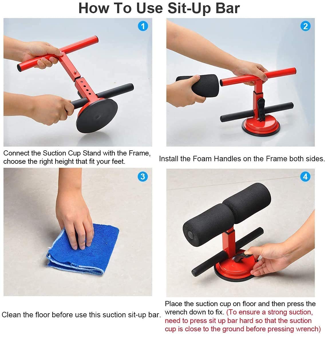 Fitlab's® Sit-Up Bar